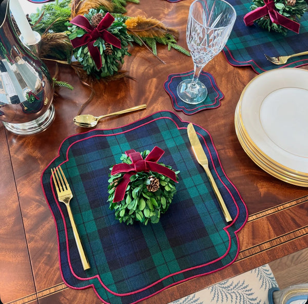 Tartan Ralph Lauren Inspired Placemat
